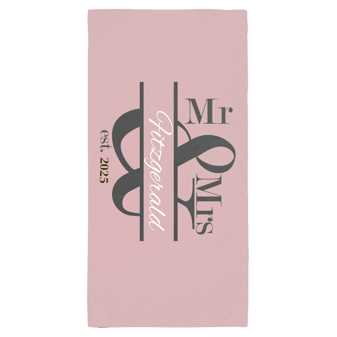 Mr. and Mrs. Vacation and Summer Beach Towel | Bridal Gift!
