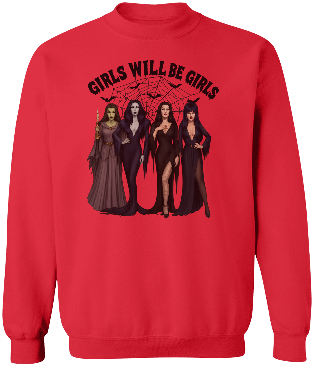 Funny  "Girls Will Be Girls" Halloween Sweatshirt!