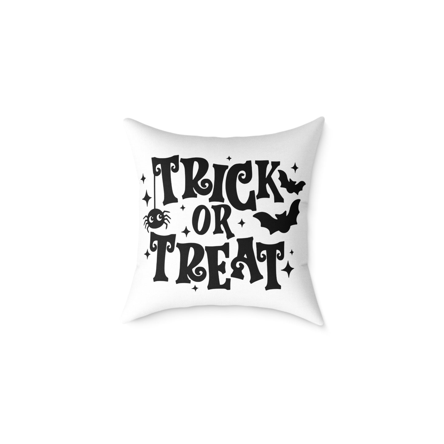 Halloween "Trick or Treat" Square Home Decor Pillow!