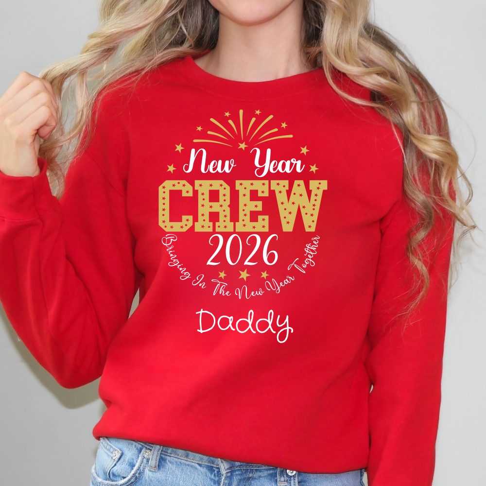 Custom 2026 New Year Family Crew Shirts: Matching Christmas Holiday