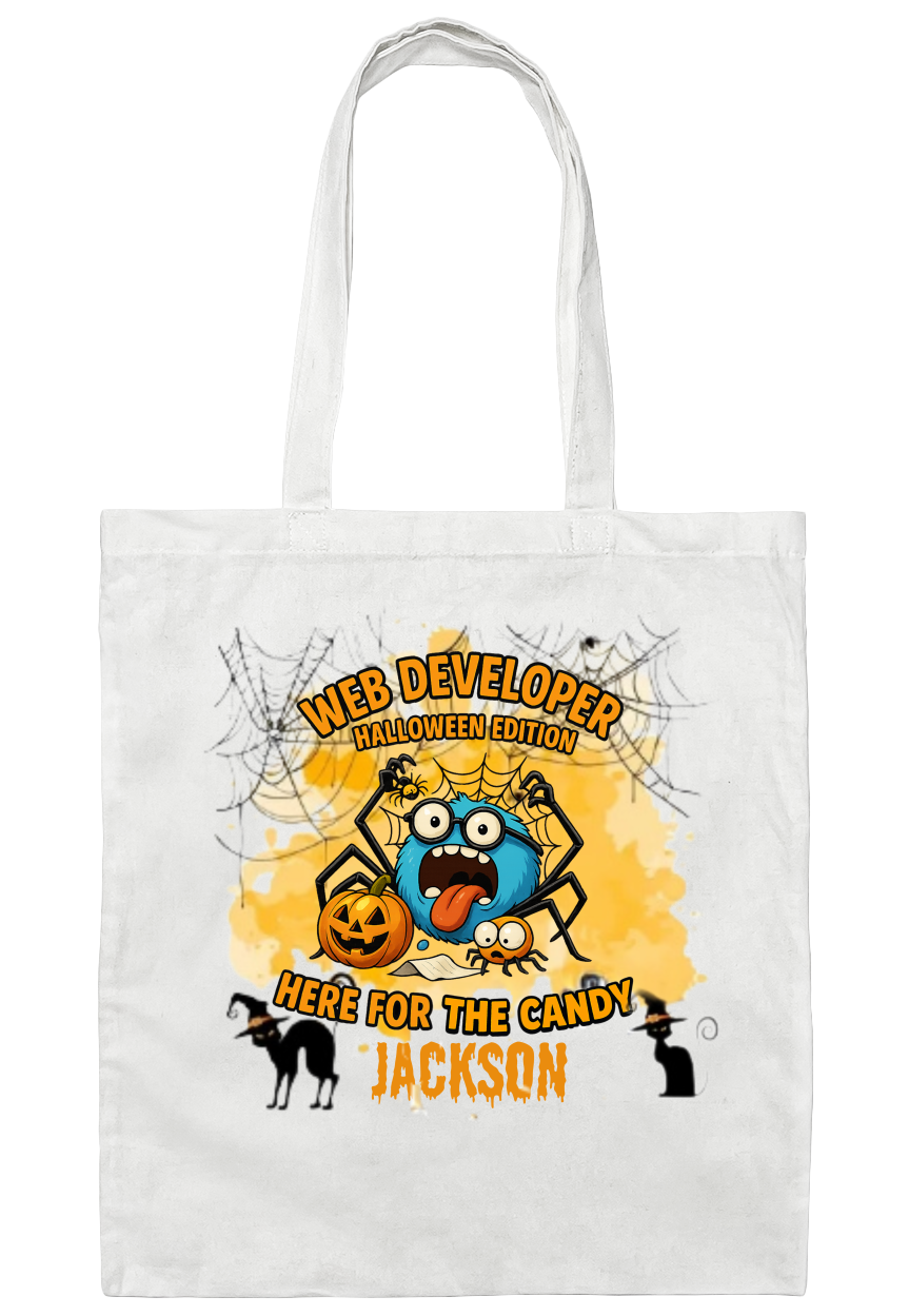 Funny Cute, Personalize Youth Halloween graphic T-Shirt| Tote Bag