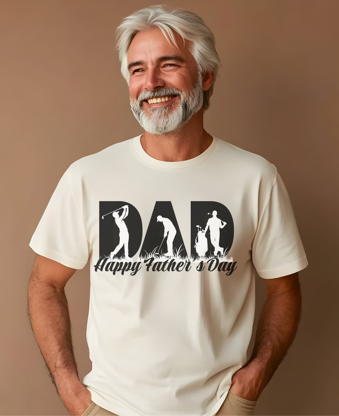 Happy Father’s Day Golf Dad T-Shirt | Funny Golfer Dad Shirt | Gift for Dad, Grandpa, Golf Lover Tee