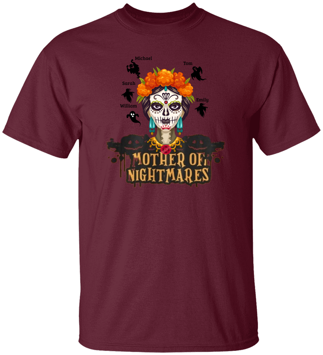 Custom "Mother of Nightmares" Halloween Funny Tee