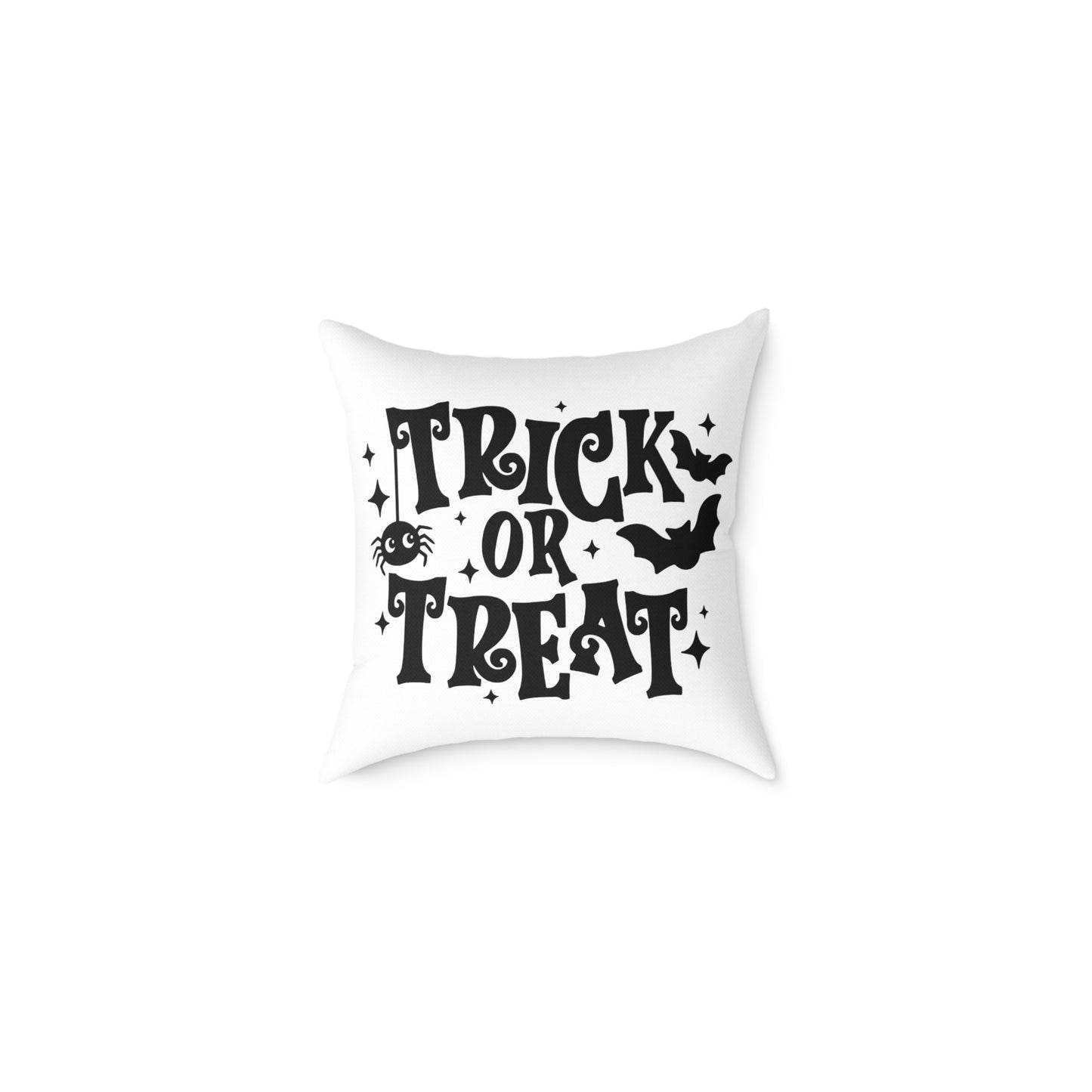 Halloween "Trick or Treat" Square Home Decor Pillow!