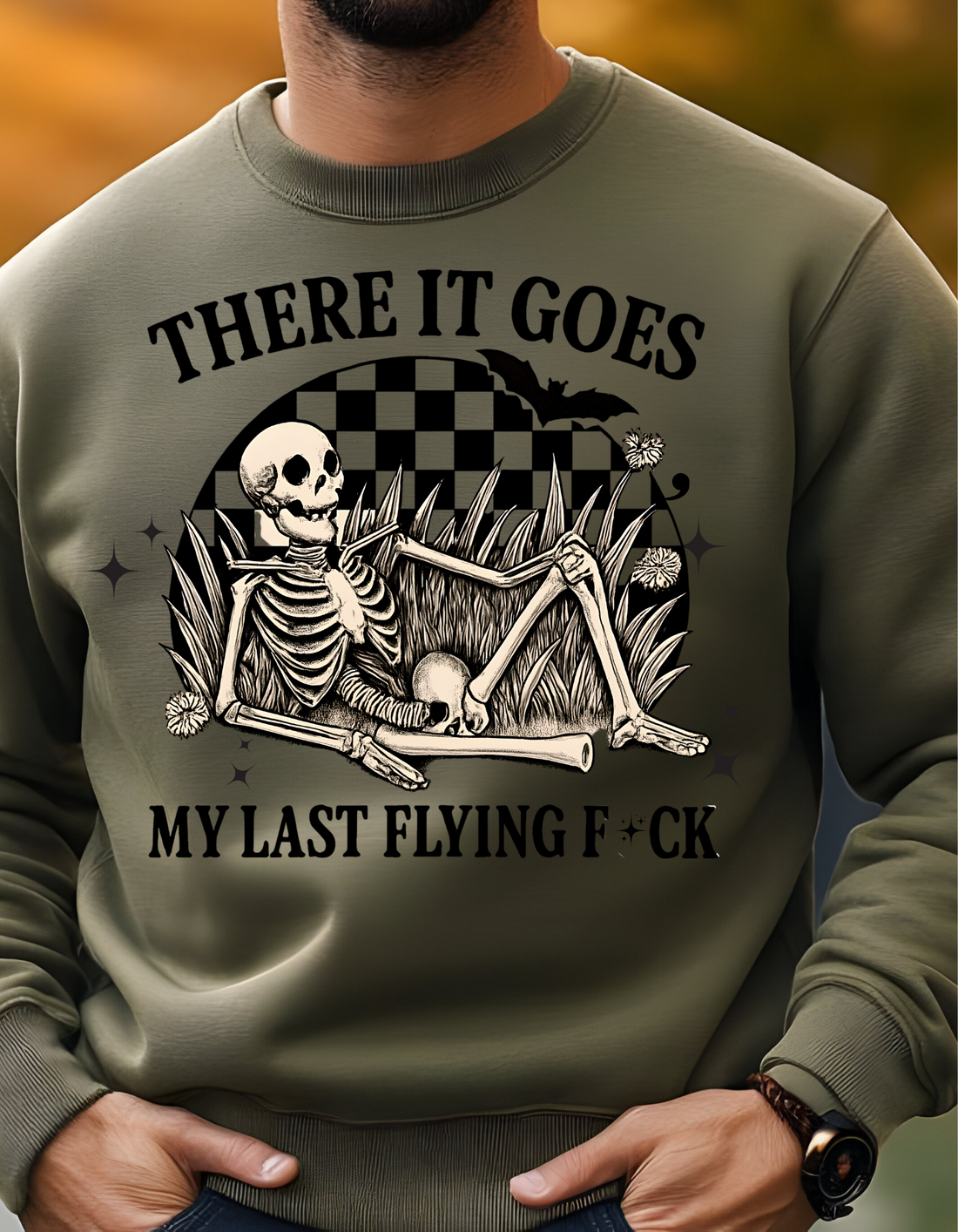 Funny "There It Goes" Halloween Graphic Sweatshirt