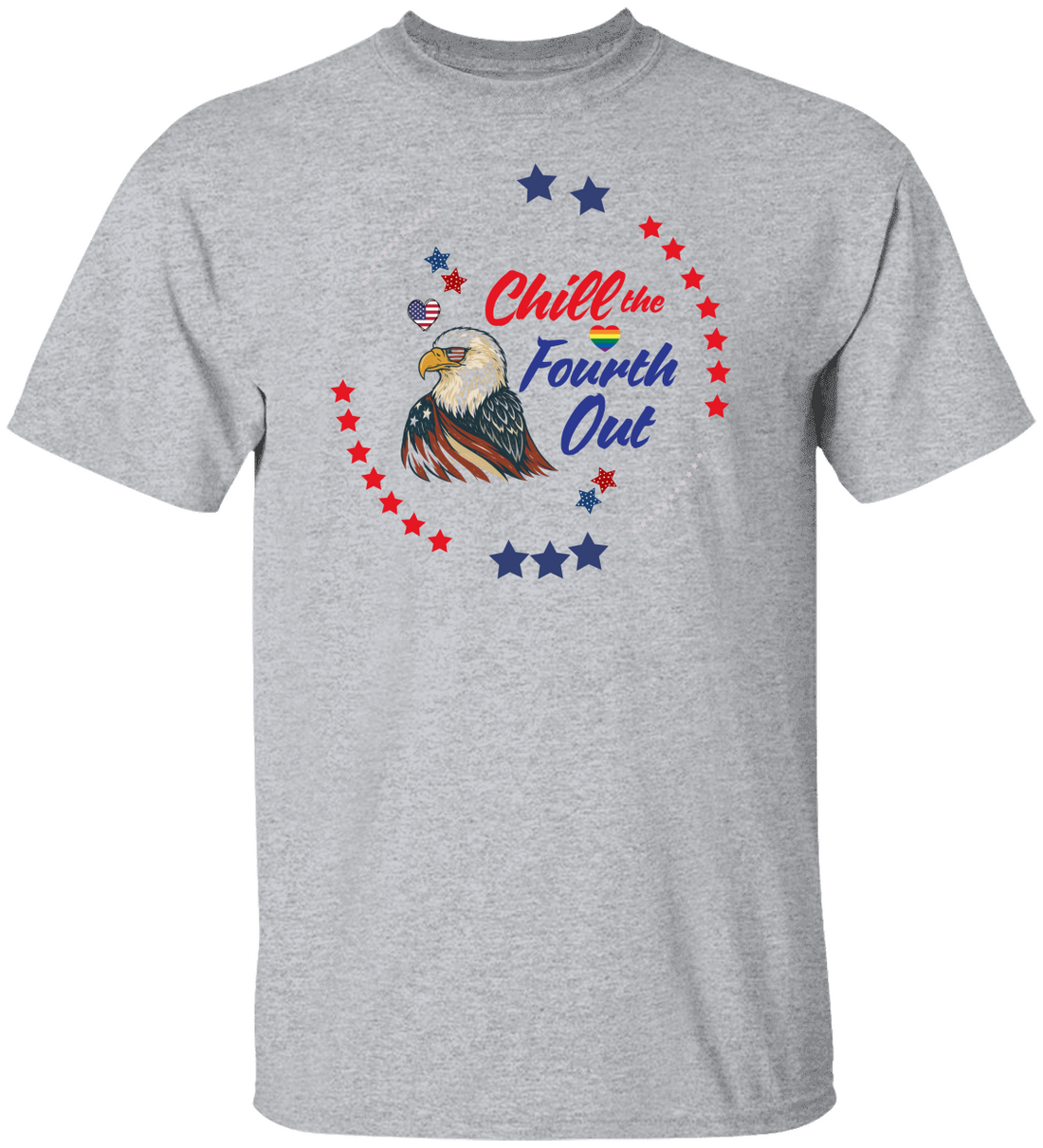 Chill The Fourth Out Shirt, Pride 4th Of July T-shirt, Independence Day Tee