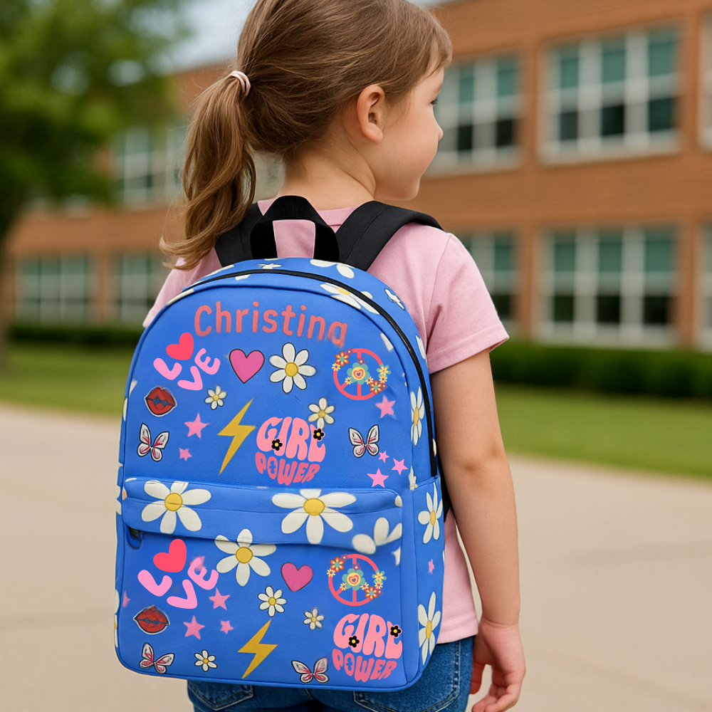Personalize Back to School "Girl Power" Classic Backpack