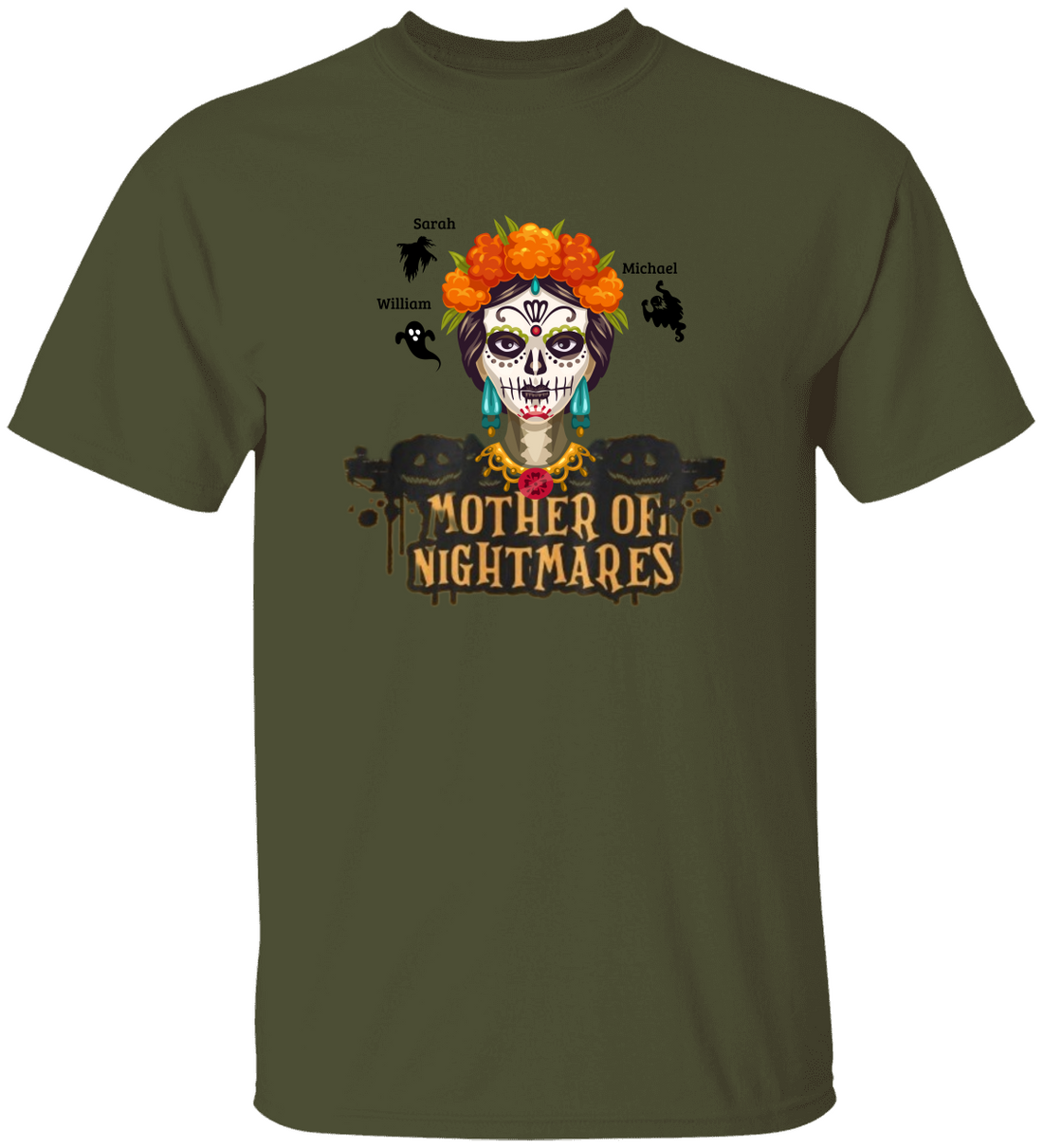 Custom "Mother of Nightmares" Halloween Funny Tee