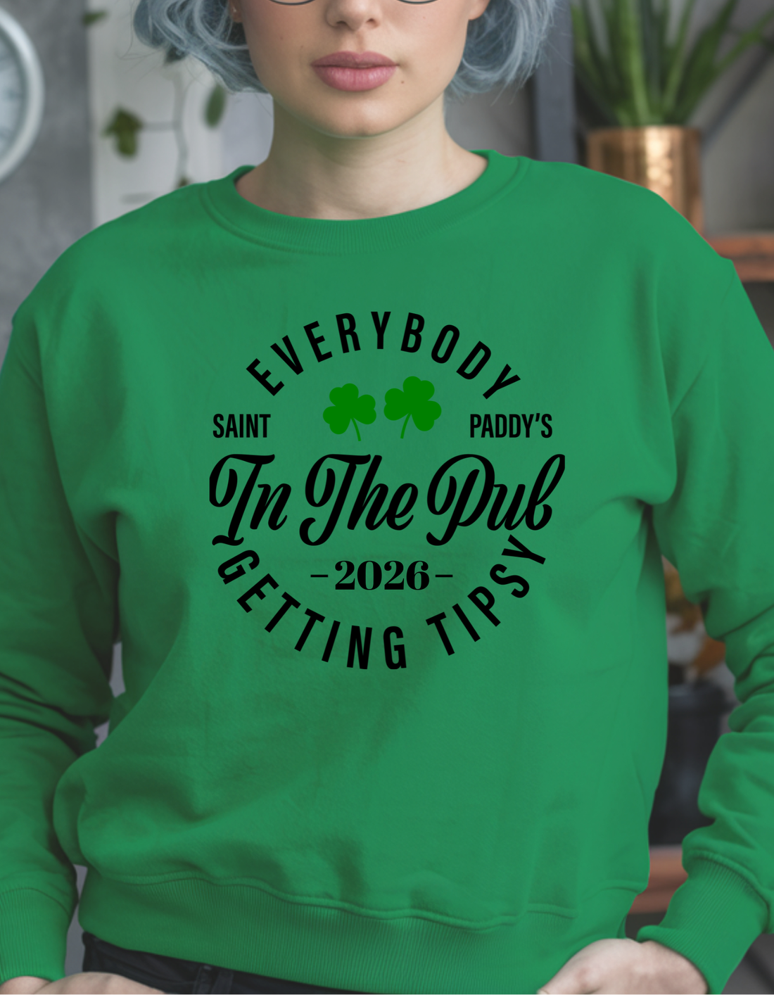 St. Patrick's Day Sweatshirt, Irish Pub Long Sleeve, Funny St. Paddy's Shirt, Shamrock Celebration