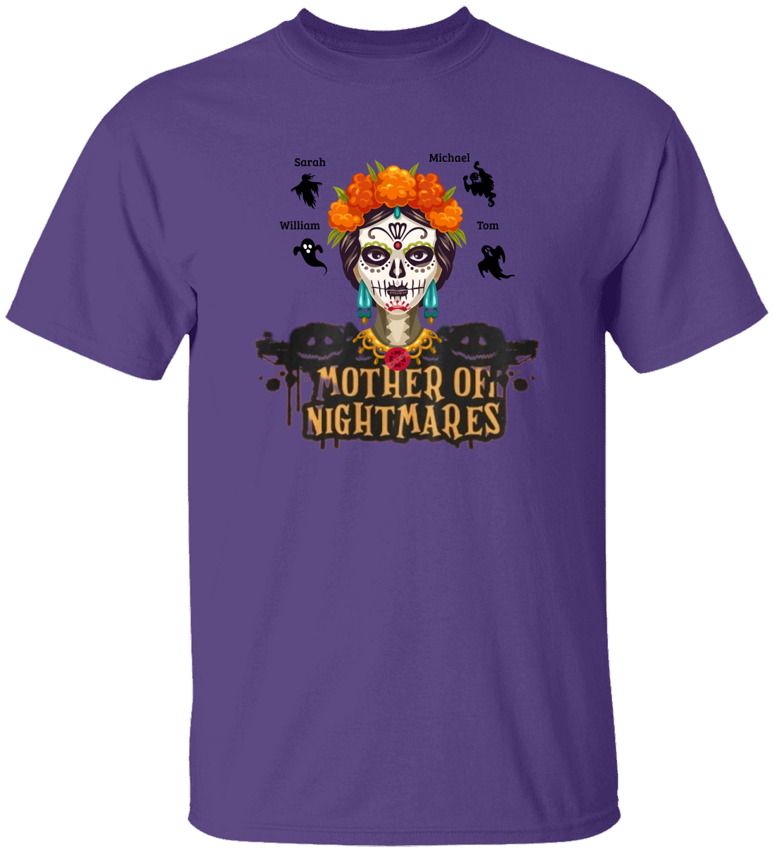 Custom "Mother of Nightmares" Halloween Funny Tee