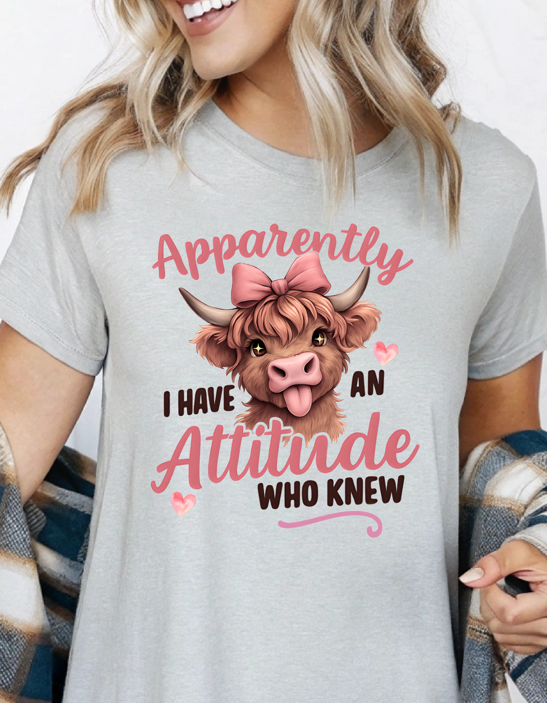 Funny Highland Cow Shirt with Sass and Style! Gift for Sassy Women!
