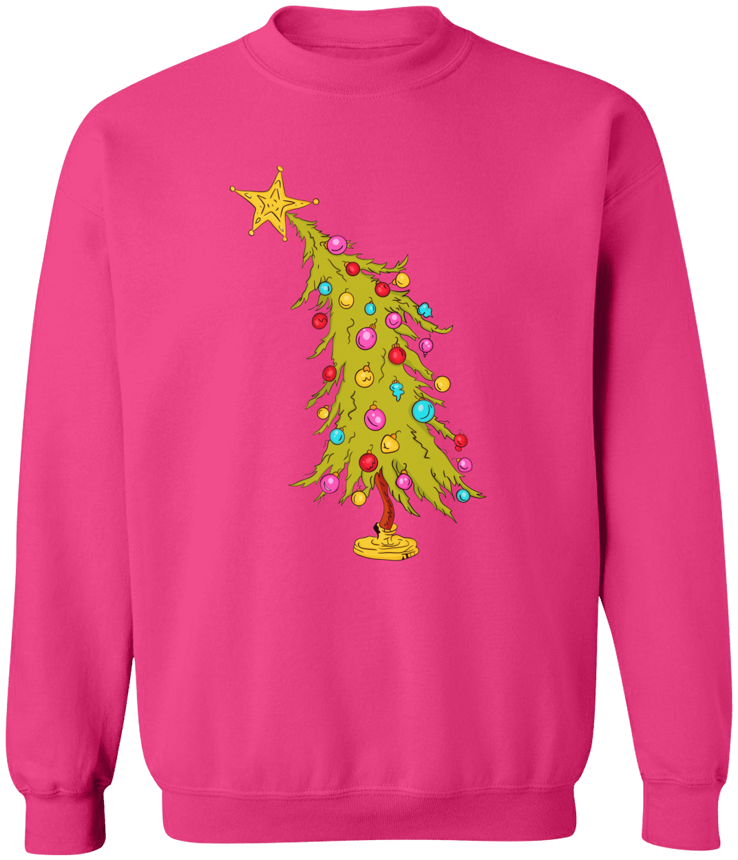 Whimsical Christmas Tree Sweatshirt | Trendy Christmas Tree Sweatshirt