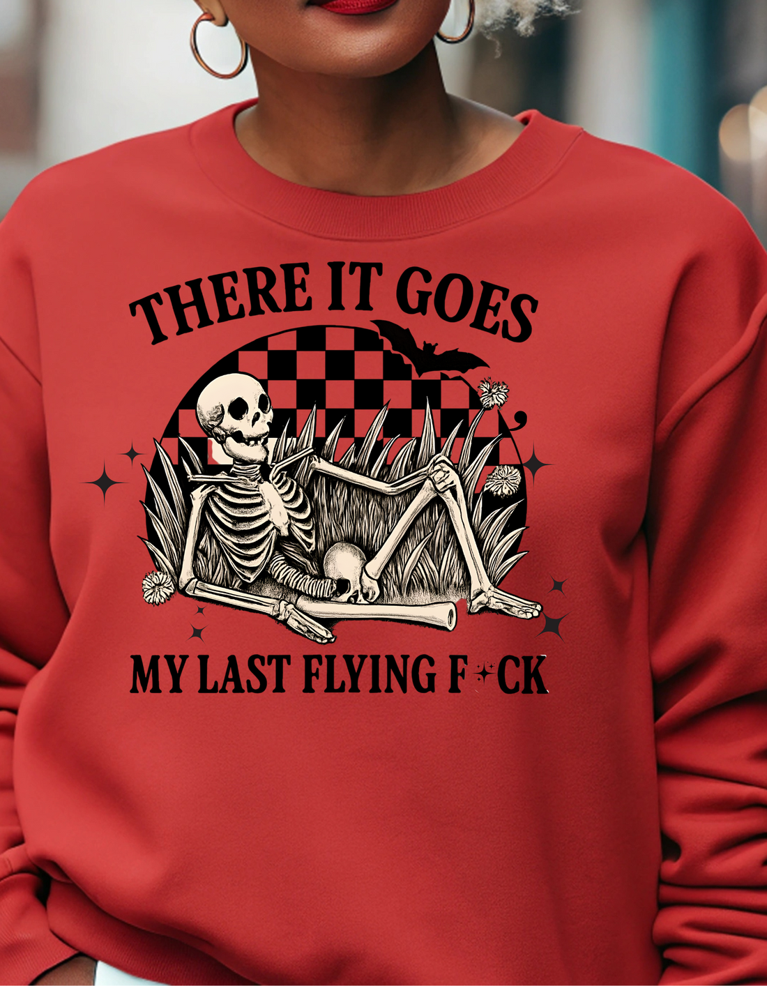 Funny "There It Goes" Halloween Graphic Sweatshirt