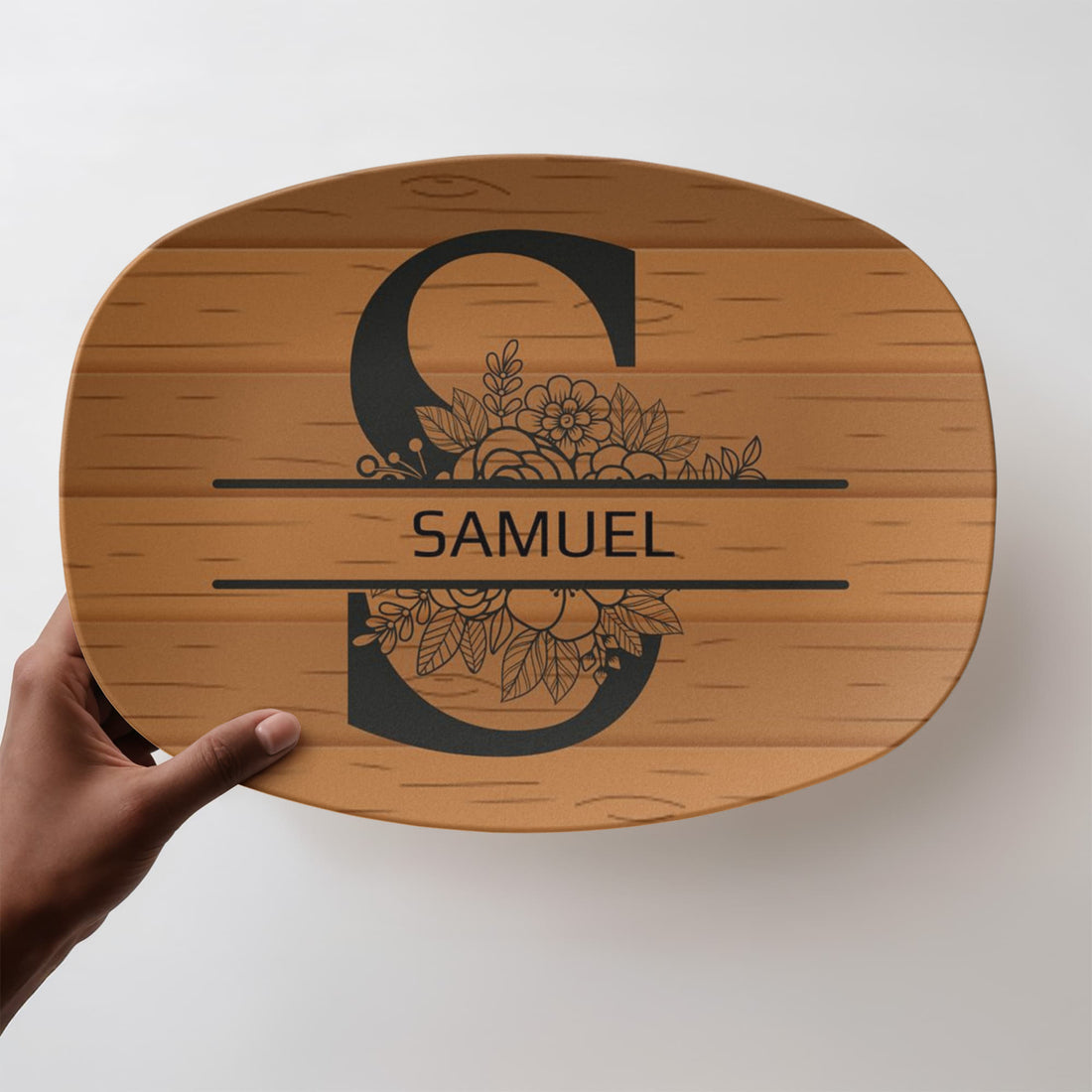 “The Personalized Platter Every Dad Will Use This Father’s Day”, “Add your family name “Customize Your Platter Below”