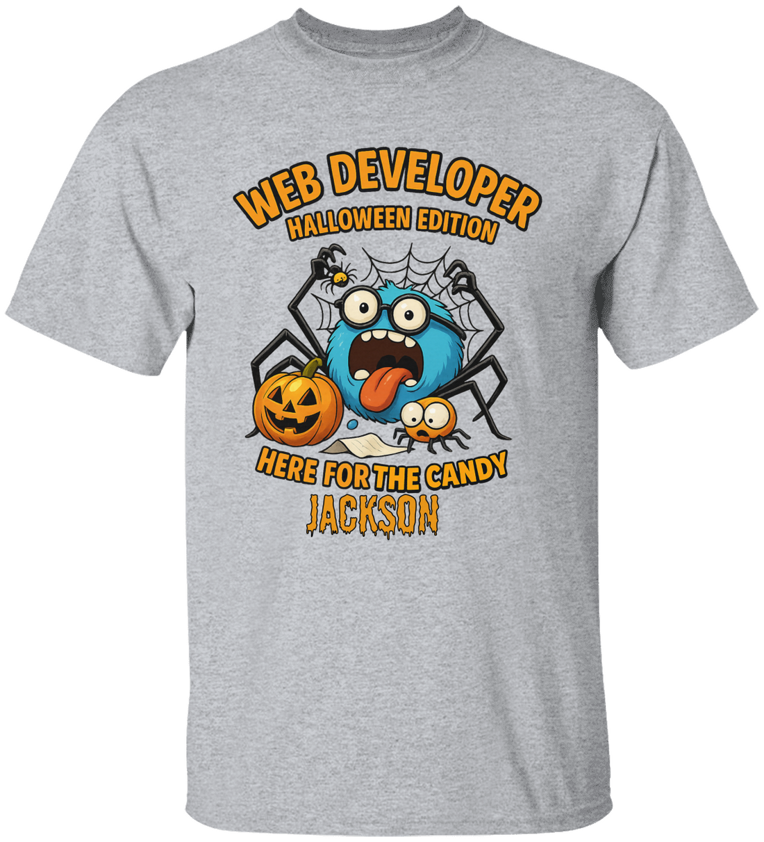 Funny Cute, Personalize Youth Halloween graphic T-Shirt| Tote Bag