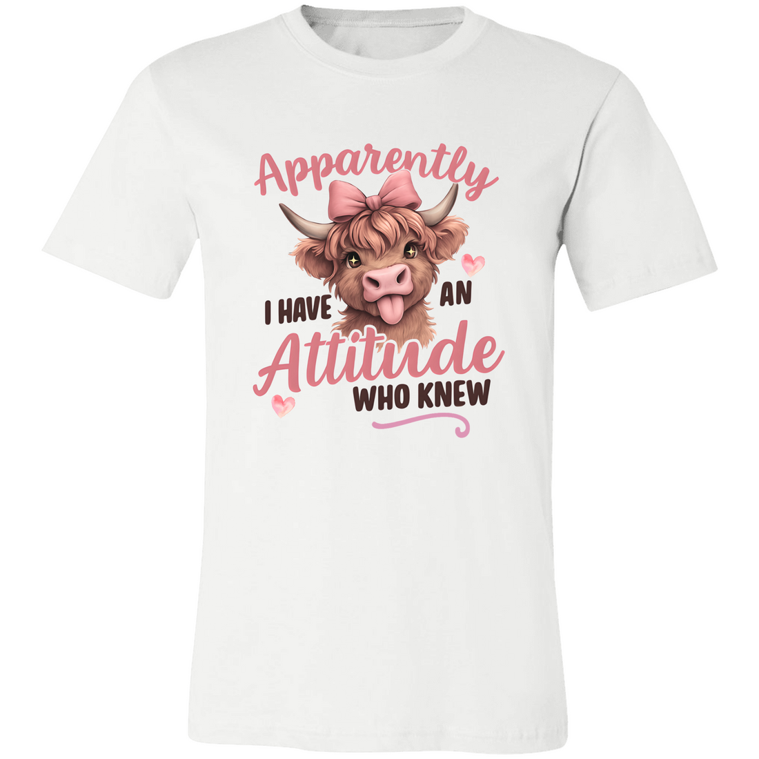 Funny Highland Cow Shirt with Sass and Style! Gift for Sassy Women!