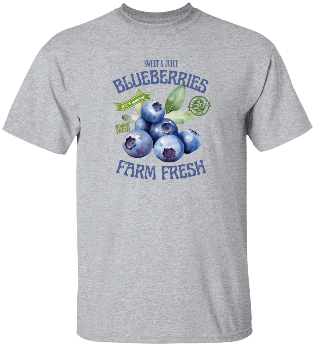 Organic Blueberry Farm Fresh Tee