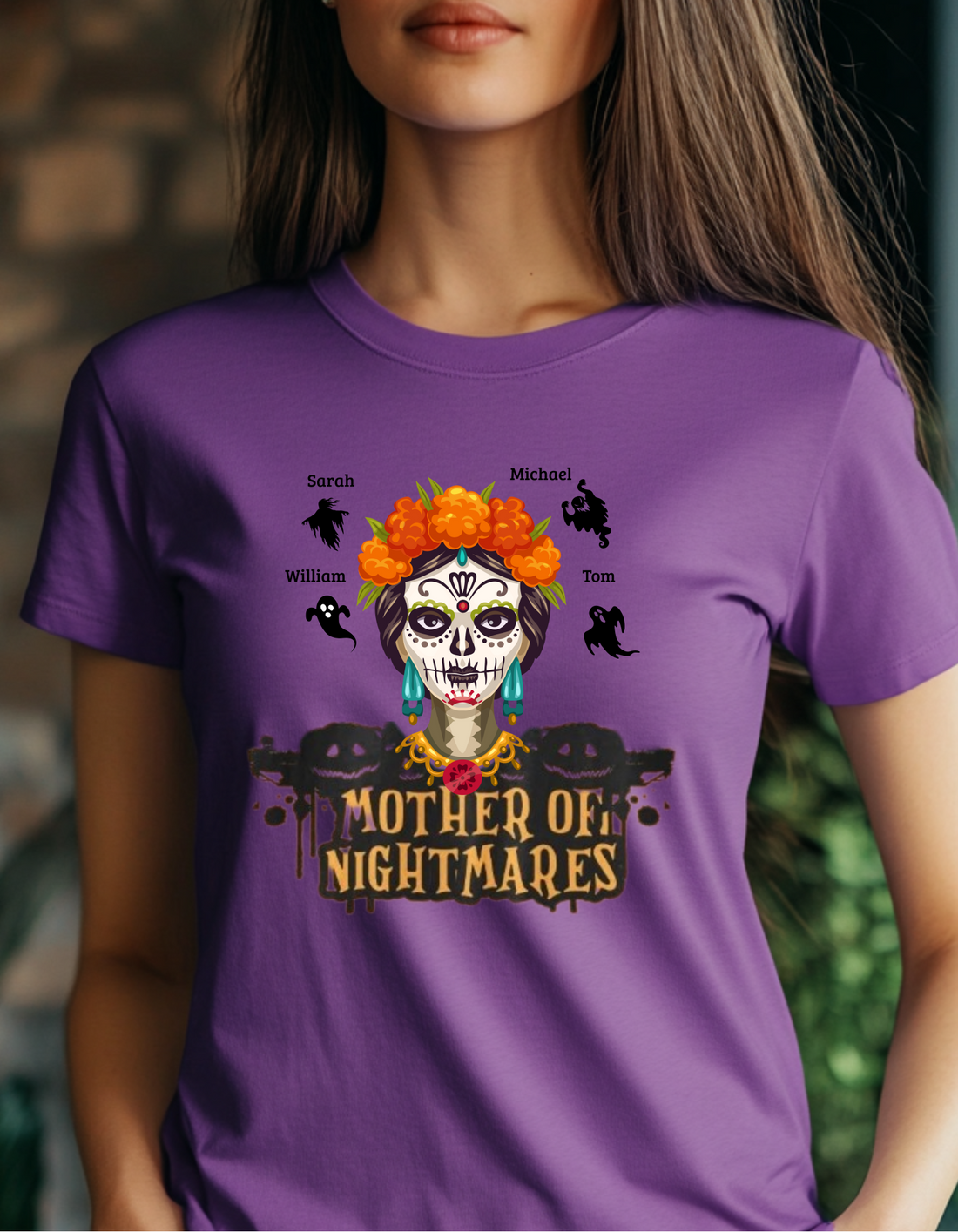 Custom "Mother of Nightmares" Halloween Funny Tee