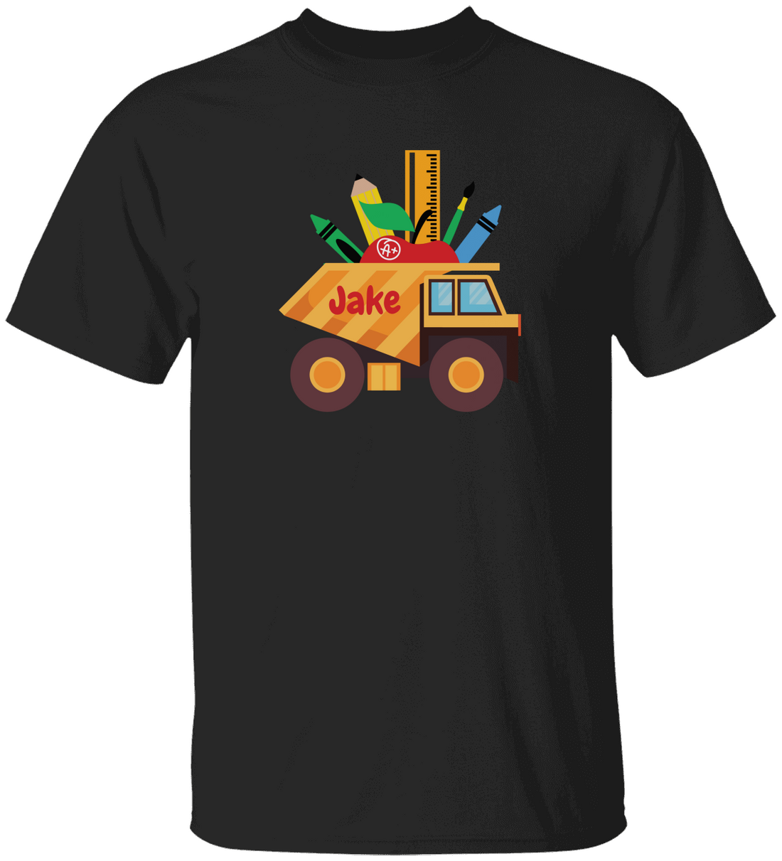 Custom Kids Construction Truck Tee