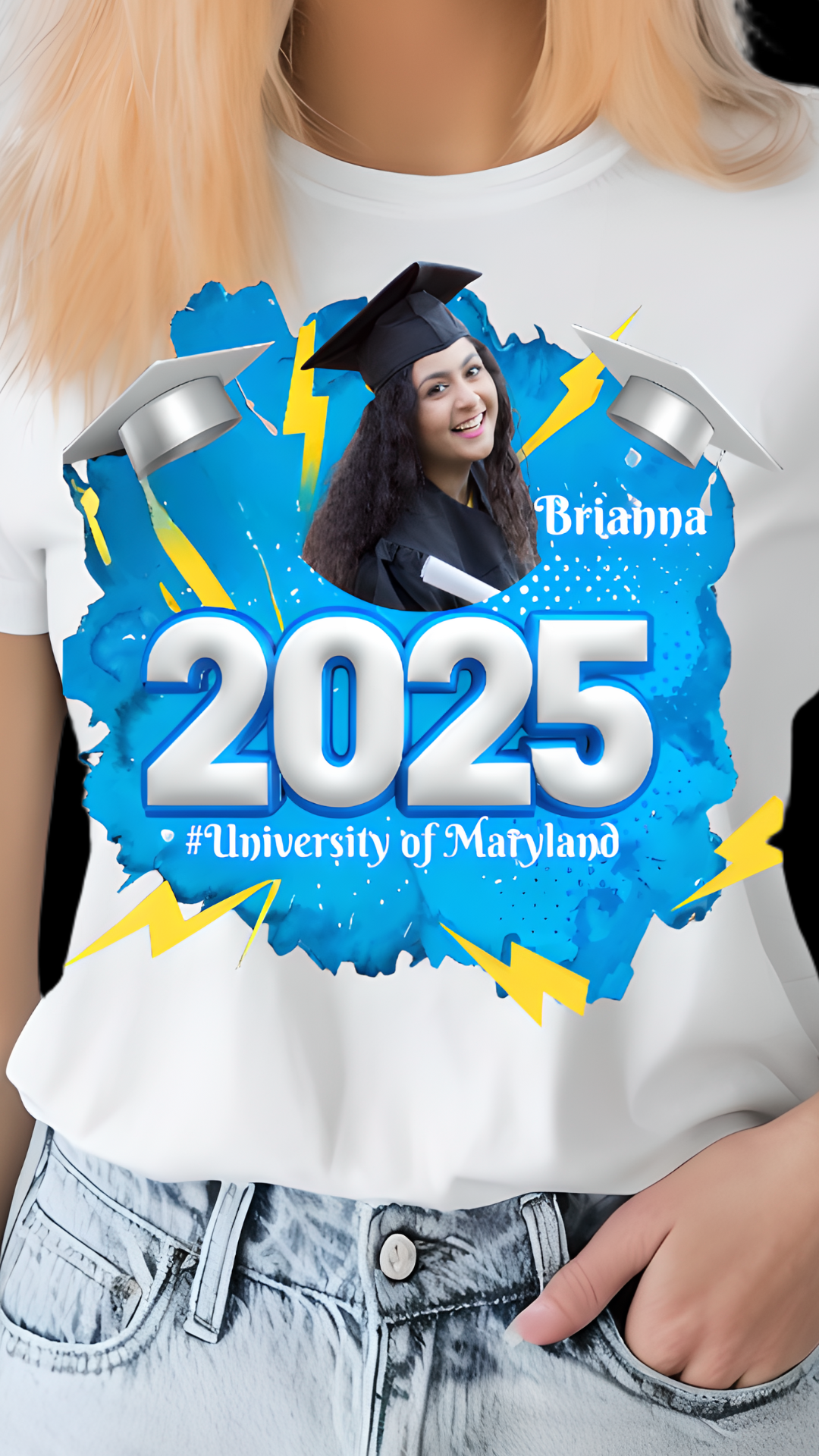 Personalized Graduation 2025 Shirts, Senior Grad Shirt, Custom Photo Tee