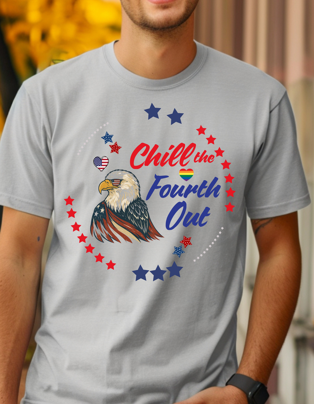 Chill The Fourth Out Shirt, Pride 4th Of July T-shirt, Independence Day Tee