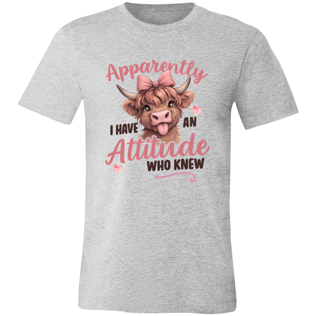 Funny Highland Cow Shirt with Sass and Style! Gift for Sassy Women!