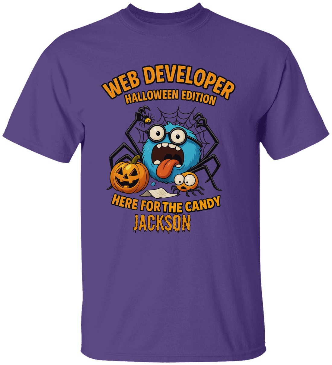 Funny Cute, Personalize Youth Halloween graphic T-Shirt| Tote Bag