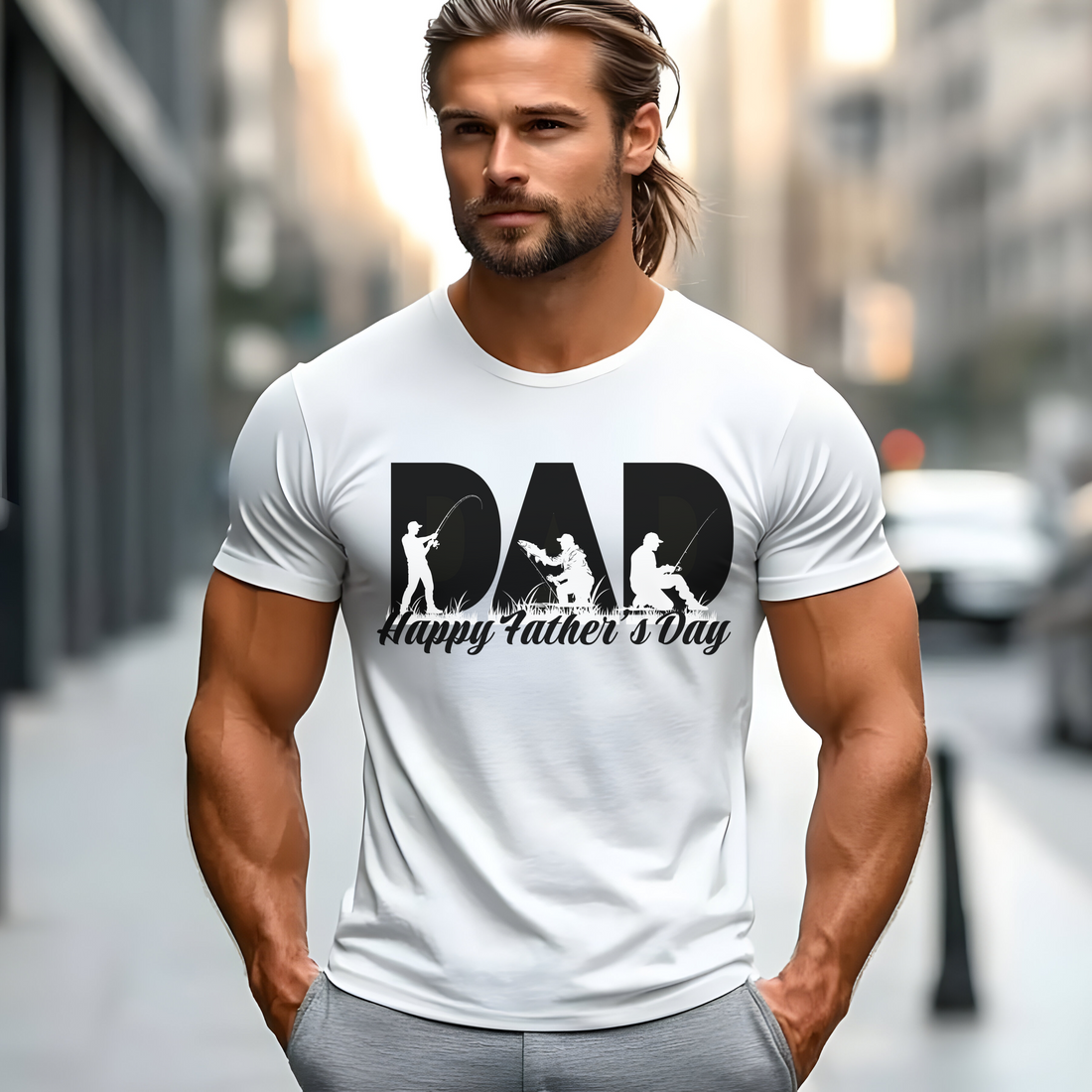 Fishing Dad T-Shirt – Happy Father’s Day Shirt | Fisherman Gift for Dad | Grandpa Fishing Tee | Outdoors Lover Shirt