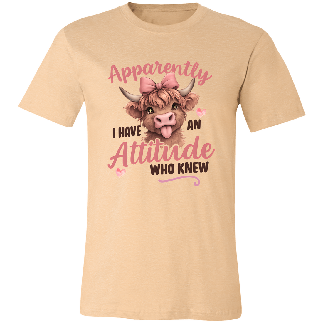 Funny Highland Cow Shirt with Sass and Style! Gift for Sassy Women!