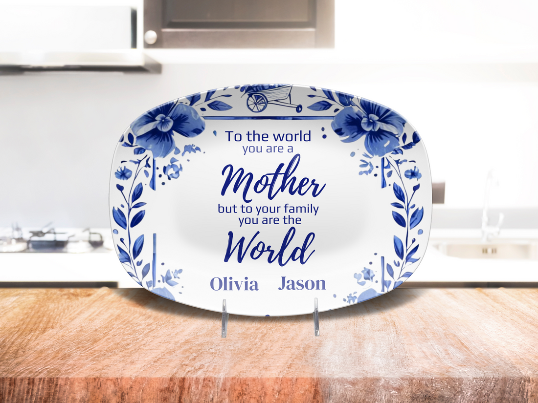 A Personalized Gift That Reminds Mom "She’s Your World”