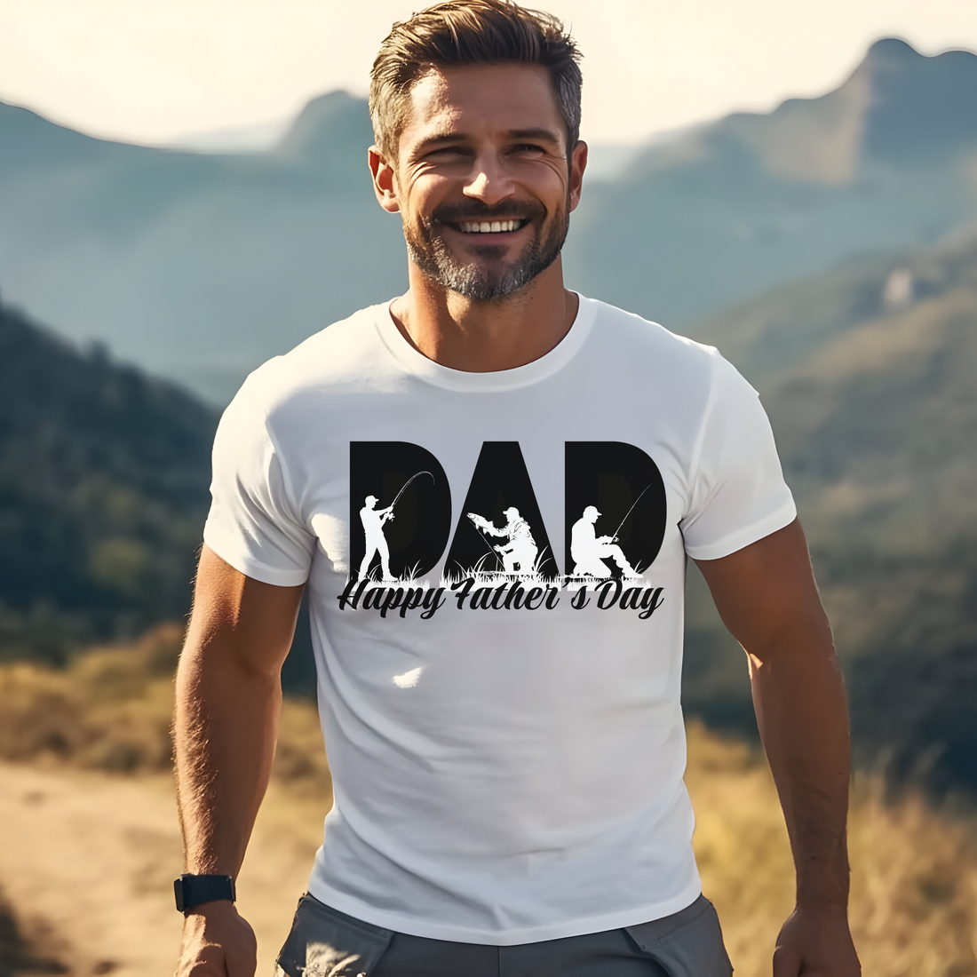 Fishing Dad T-Shirt – Happy Father’s Day Shirt | Fisherman Gift for Dad | Grandpa Fishing Tee | Outdoors Lover Shirt