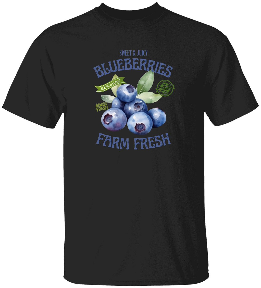 Organic Blueberry Farm Fresh Tee