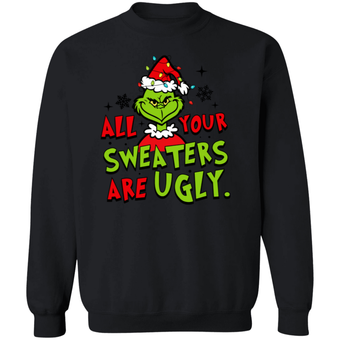 Grinch-Style “Ugly Sweater Roast” Holiday Hoodie Funny Christmas Sweatshirt/Hoodie