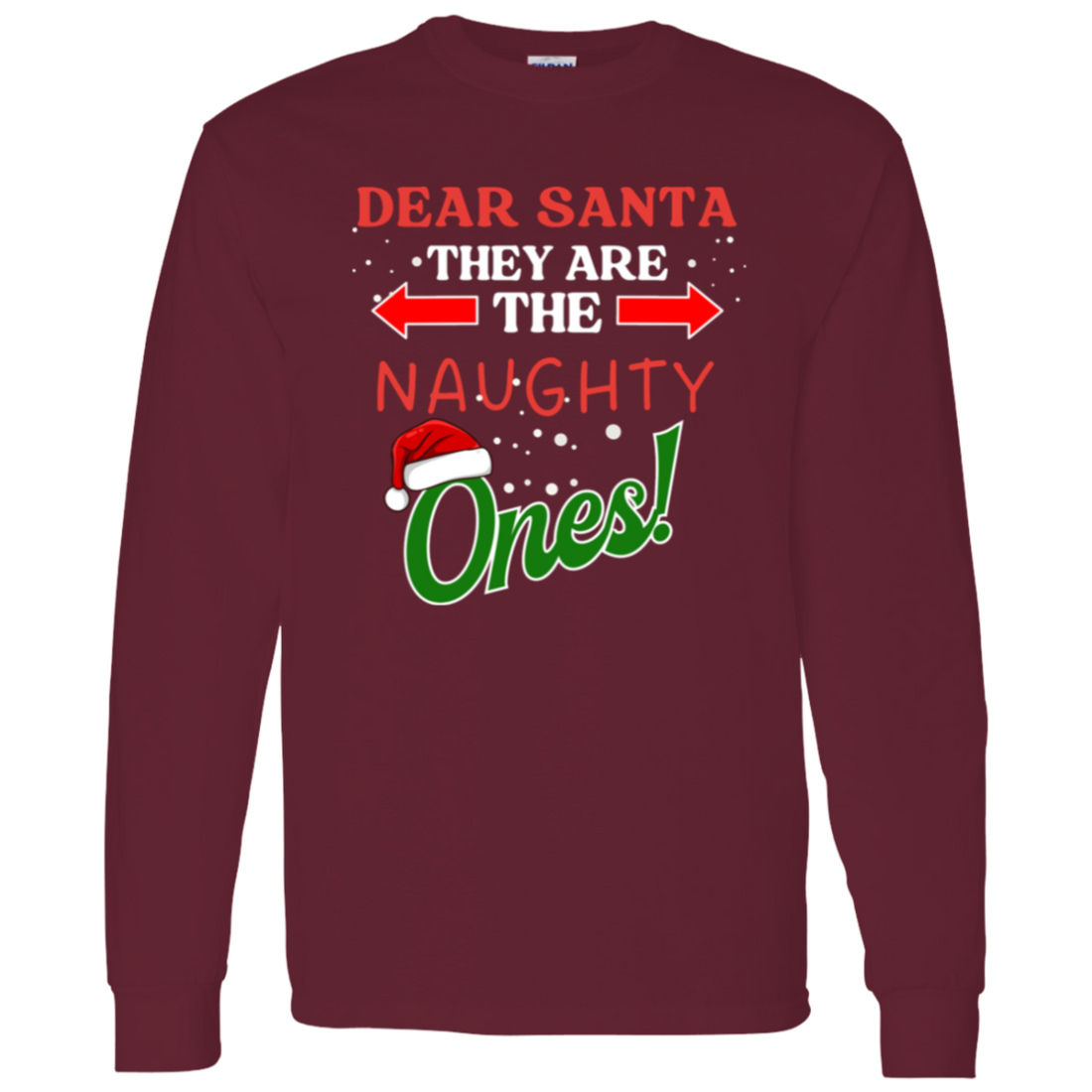 Funny Christmas "Naughty Ones" T-Shirt
