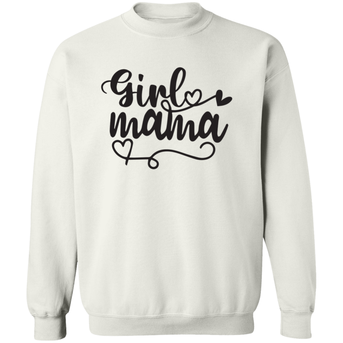 "Girl Mama" Crewneck Pullover Sweatshirt