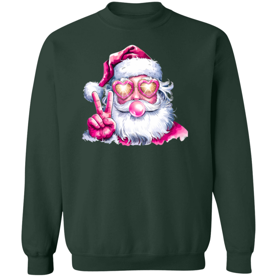 Christmas Santa "Blowing Bubble" Sweatshirt