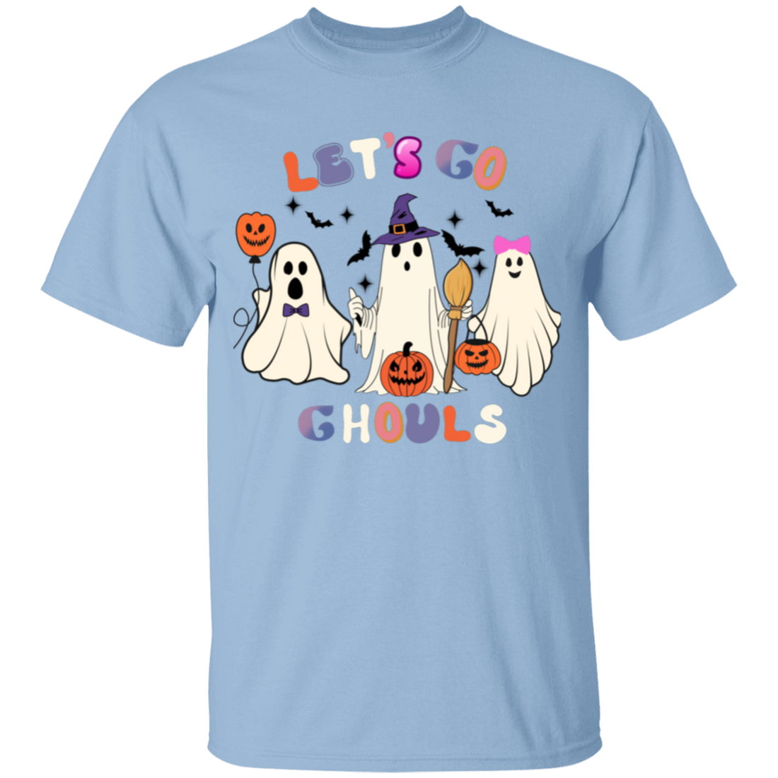 Let's Go Ghouls Halloween Shirt, Kids Halloween Ready  T-Shirt