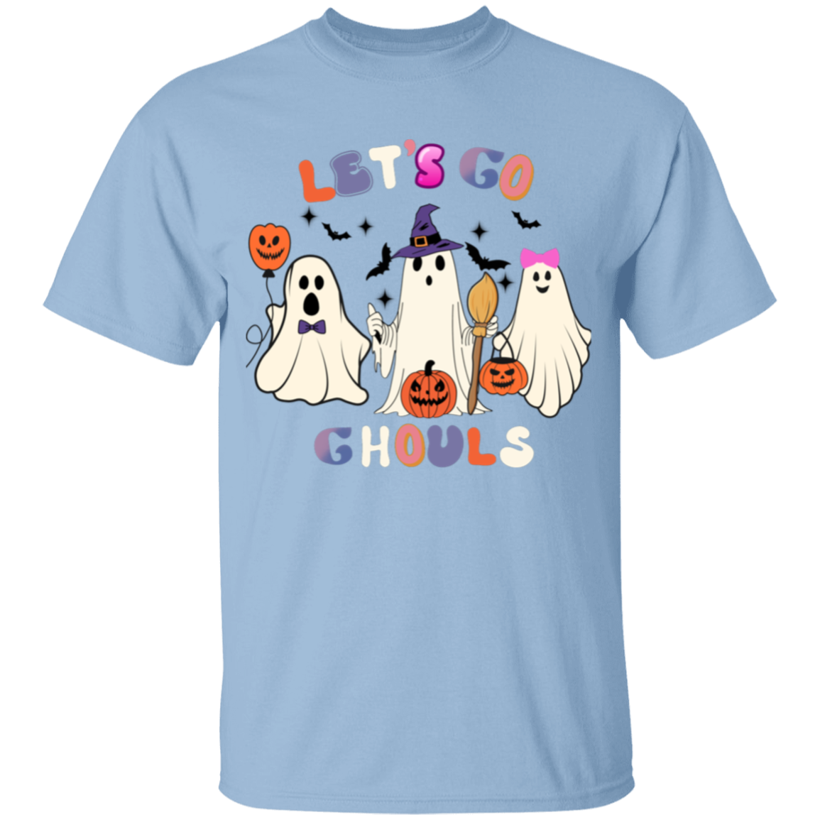 Let's Go Ghouls Halloween Shirt, Kids Halloween Ready  T-Shirt