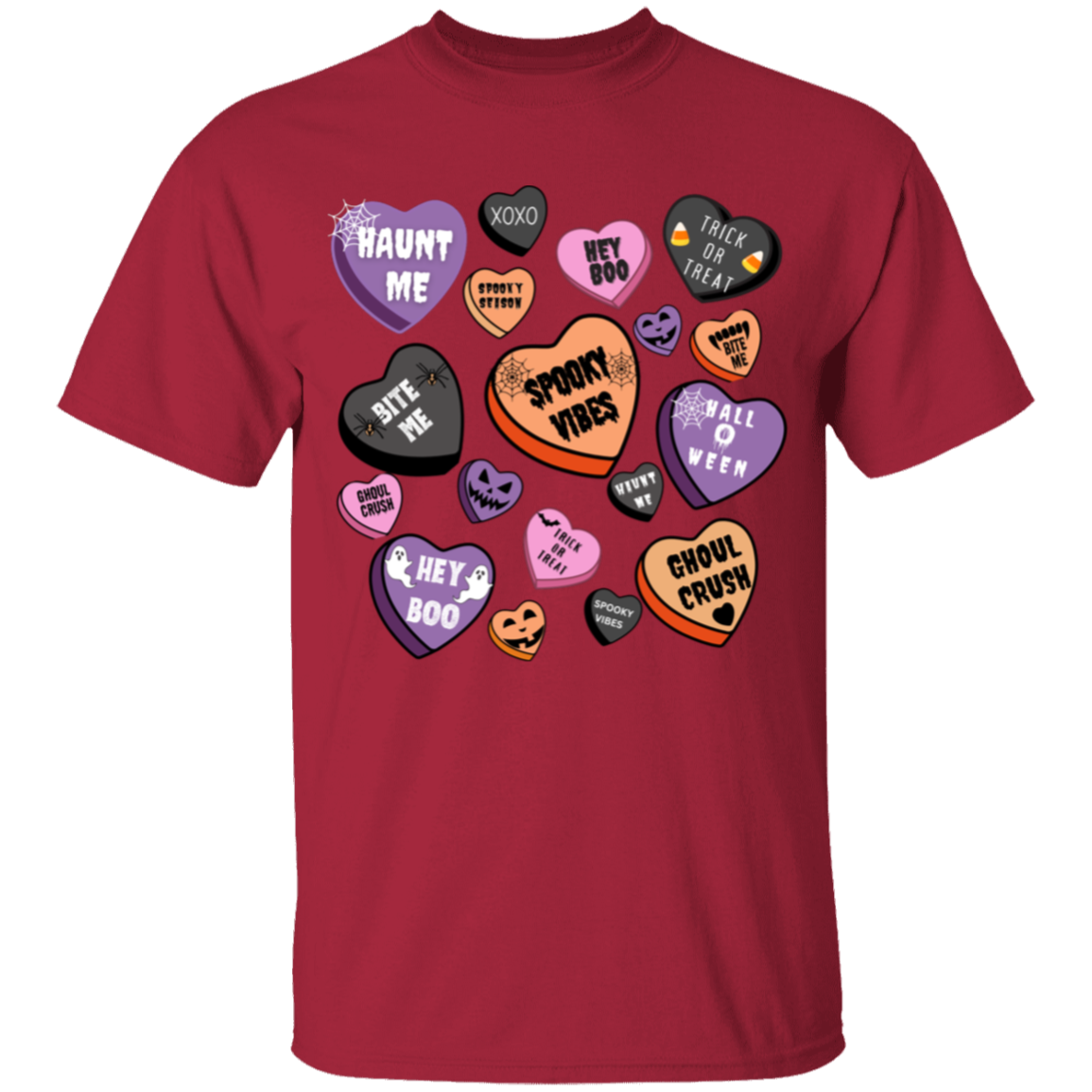 Cute Youth Halloween Heart T-Shirt | Great Gift for Halloween!