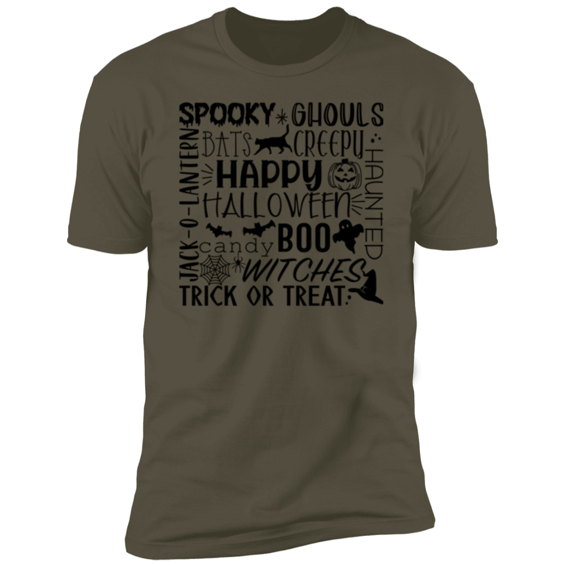 Spooky, Ghouls Halloween Short Sleeve T-Shirt