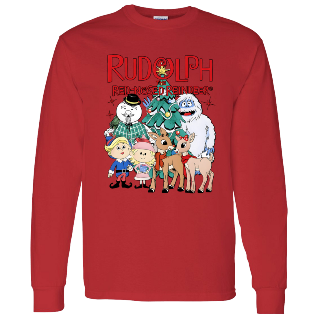 Rudolph the Red Nose Reindeer Christmas LS T-Shirt!