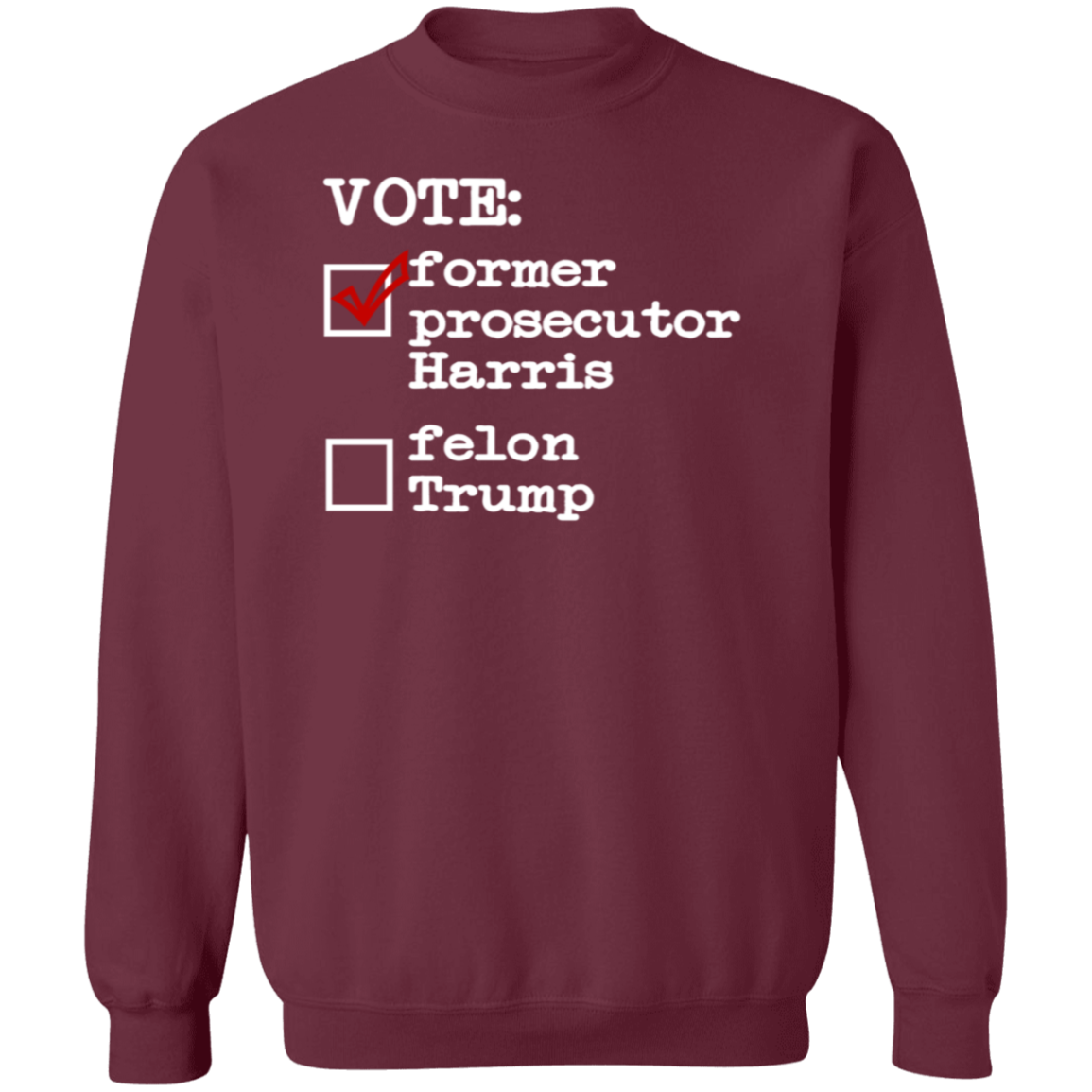 "Vote" 2024 Crewneck Pullover Sweatshirt!