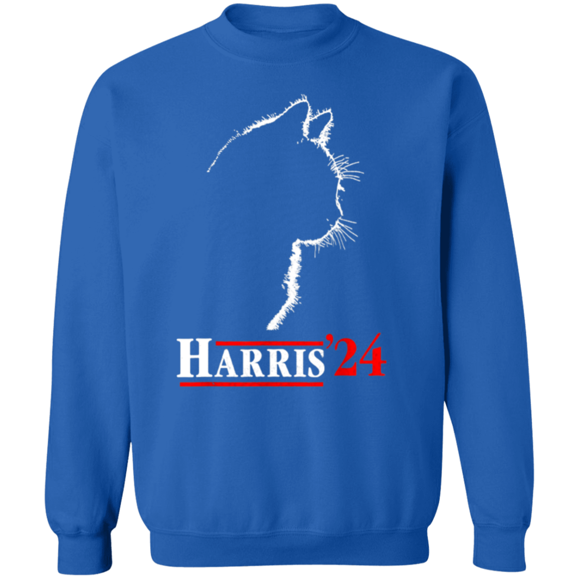 Cat Ladies for Harris  Crewneck Pullover Sweatshirt