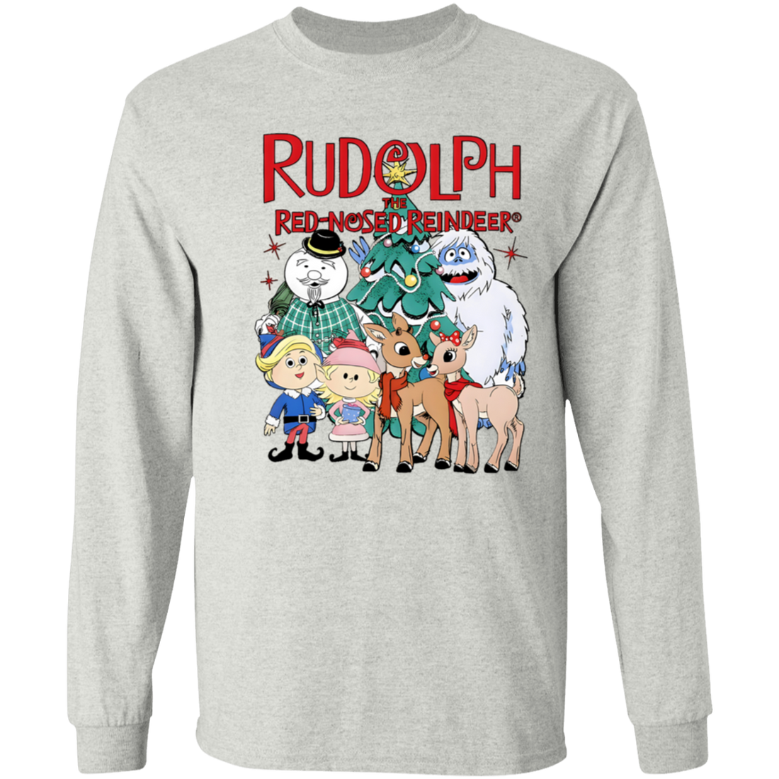 Rudolph the Red Nose Reindeer Christmas LS T-Shirt!