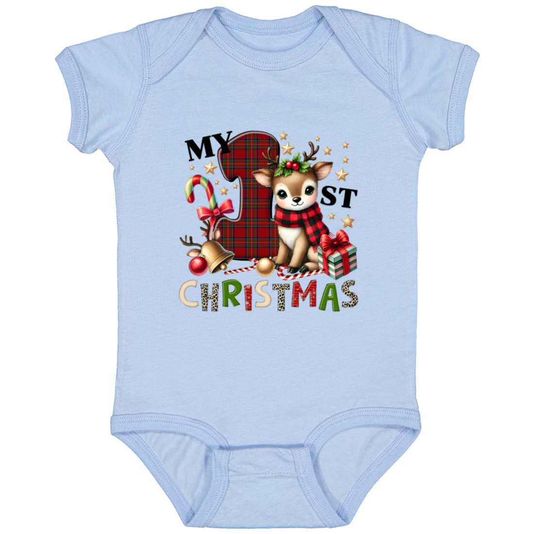 "My 1st Christmas" Infant/Toddler Holiday Apparel | Great Gifts!