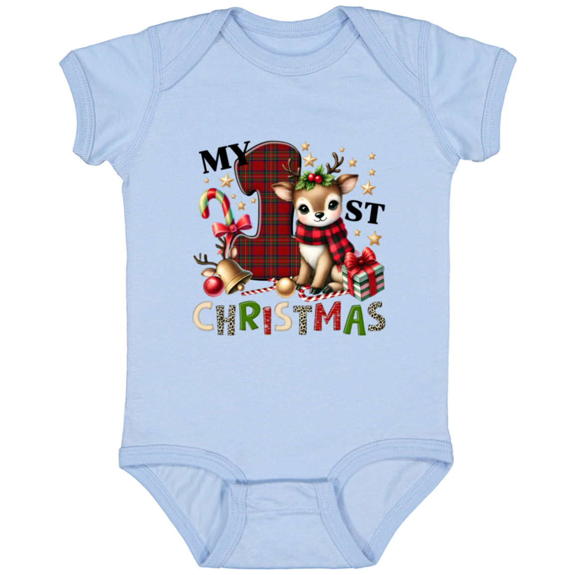 "My 1st Christmas" Infant/Toddler Holiday Apparel | Great Gifts!