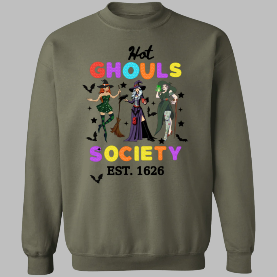 Halloween "Hot Ghouls" Pullover Sweatshirt/T-Shirt!