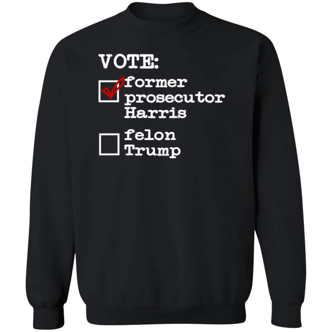 "Vote" 2024 Crewneck Pullover Sweatshirt!