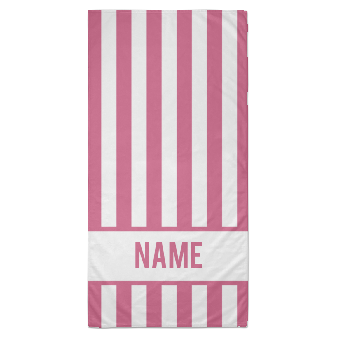 Personalized Stripe Beach Towel