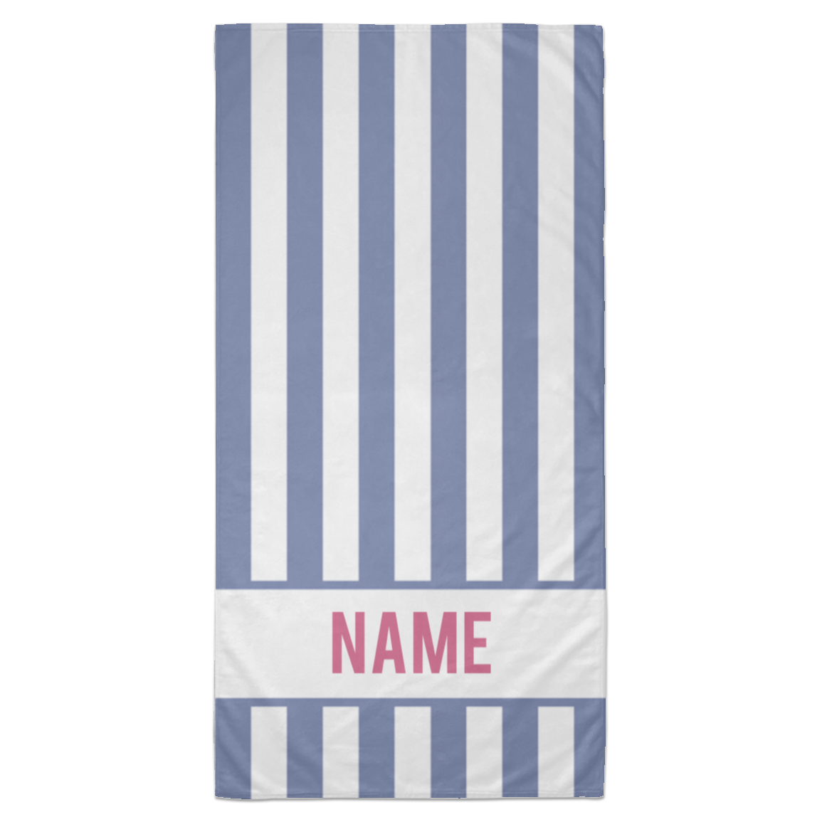 Personalized Stripe Beach Towel